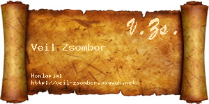 Veil Zsombor névjegykártya